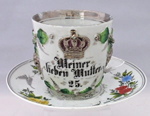 German World War One commemorative cup and saucer German World War One commemorative cup and saucer