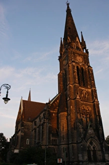 Germany. Berlin. Church at Southern Star Square at sunset. 1 Germany. Berlin. Church at Southern Star Square at sunset. 1