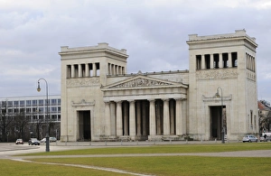 Germany. Munich. Propylaea. Konigsplatz square Germany. Munich. Propylaea. Konigsplatz square