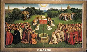 The Ghent Altarpiece Print by Jan van Eyck