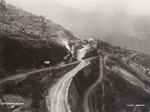 Giabaree Reverse, reversing station, Darjeeling Railway, India Giabaree Reverse, reversing station, Darjeeling Railway, India