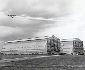 Trainers Gallery: Giant Airship Hangars at Cardington, Bedfordshire with t?