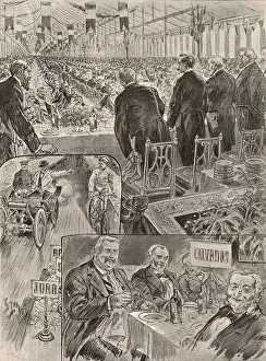 A gigantic feast: banquet for French mayors A gigantic feast: banquet for French mayors