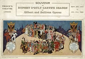 Season Gallery: Gilbert & Sullivan Operas, D Oyly Carte Souvenir