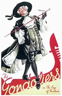 Gondoliers Gallery: Gilbert and Sullivan theatre poster