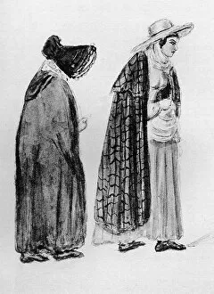 Gipsy women sketched by Queen Victoria
