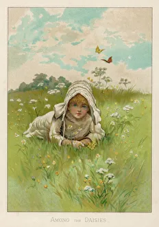 <b class=qtipBold><figcaption>Girl/Country Meadow 1890</figcaption></b><br>A little girl lies among the daisies in a spring meadow.<br><em>© Mary Evans Picture Library</em> Girl/Country Meadow 1890