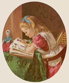 Girl Reads Struwelpeter