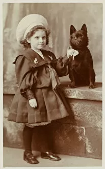 Small Collection: Girl with Schipperke