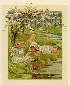 Bank Gallery: Girls with Blossom 1889