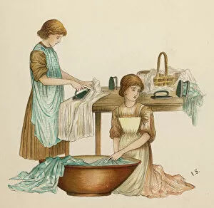Laundry Gallery: Girls Washing & Ironing
