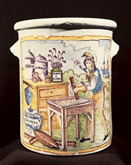 Glass for tobacco (18th c.). Bordeaux ceramics Glass for tobacco (18th c.). Bordeaux ceramics