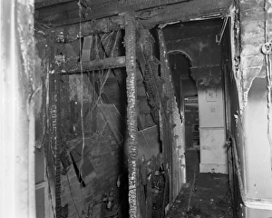 GLC-LFB Aftermath of a serious house fire GLC-LFB Aftermath of a serious house fire