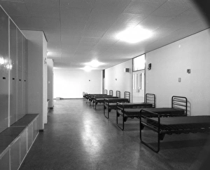 Images Dated 31st May 1965: GLC-LFB - Dormitory of the new Barbican fire station