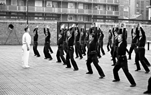 GLC-LFB - Junior firemen at Shoreditch fire station GLC-LFB - Junior firemen at Shoreditch fire station