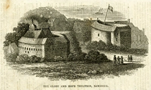 The Globe and Hope Theatres, Bankside, London The Globe and Hope Theatres, Bankside, London