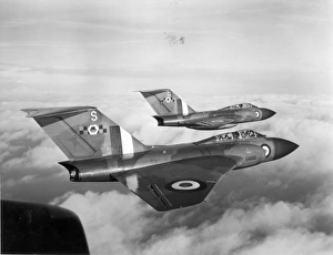 Two Gloster Javelin F(AW)6s of 85 Squadron XA832 and XH695 Two Gloster Javelin F(AW)6s of 85 Squadron XA832 and XH695