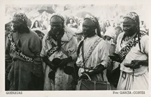 Gnawa musicians - ethnic group inhabiting Morocco and Algeria in the Maghreb Gnawa musicians - ethnic group inhabiting Morocco and Algeria in the Maghreb