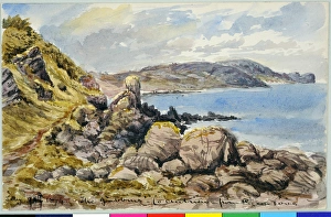 The Gobbins, Co. Antrim, from Pigeon Cove The Gobbins, Co. Antrim, from Pigeon Cove