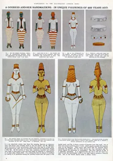 A goddess and her handmaidens - in unique figurines of 4500 years ago A goddess and her handmaidens - in unique figurines of 4500 years ago