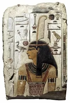Valley Gallery: Goddess Maat. 1312 -1298 BC. Represented with