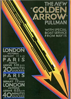Arrow Gallery: Golden Arrow Pullman advertisement