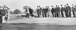 Golfer Gallery: Golfer James Braid at the PGA on Romford Links