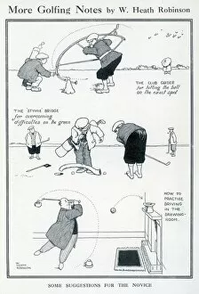 Robinson Gallery: More Golfing Notes by William Heath Robinson