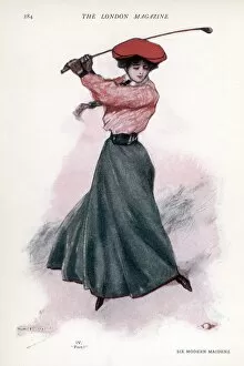 Tiny Collection: Golfing Woman 1907