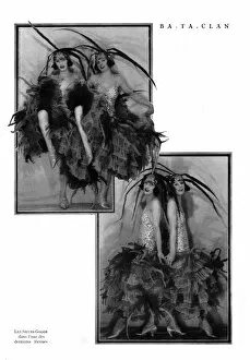 Images Dated 7th October 2014: The Goode Sisters in a show at the Ba-ta-Clan, 1925