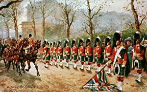 Gordon Highlanders dipping the colours Gordon Highlanders dipping the colours