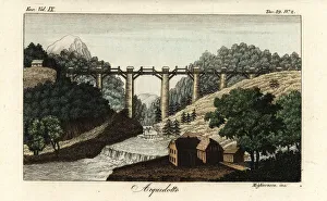 Gosauzwang aqueduct in Goisern, Upper Austria, 1822 Gosauzwang aqueduct in Goisern, Upper Austria, 1822