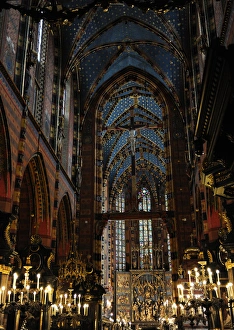 Gothic Art. Poland. Wawel Cathedral. Krakow Gothic Art. Poland. Wawel Cathedral. Krakow