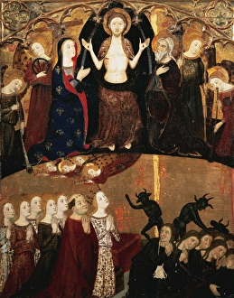 Gothic Art. Spain. 14th Century. Altarpiece of Fray Martin d Gothic Art. Spain. 14th Century. Altarpiece of Fray Martin d