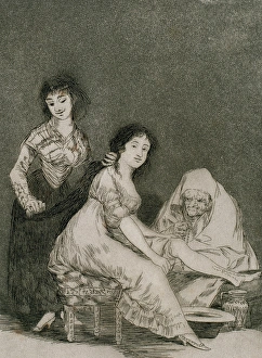 Goya (1746-1828). Spanish painter and printmaker. Los Capric Goya (1746-1828). Spanish painter and printmaker. Los Capric