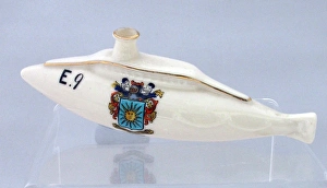 A Grafton china British submarine No E9 A Grafton china British submarine No E9