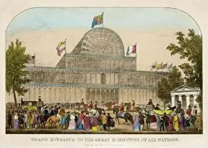 Hyde Park Gallery: Grand Entrance to the Great Exhibition of 1851