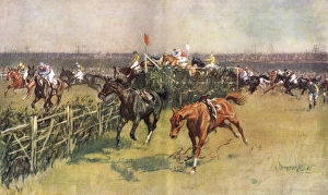Aintree Gallery: Grand National at Aintree by Gilbert Holiday