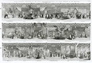 Grand Panorama of the Great Exhibition showing the south and north transept Grand Panorama of the Great Exhibition showing the south and north transept