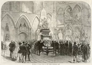 Visitors Collection: The Grave of Charles Dickens, Westminster Abbey, 1870