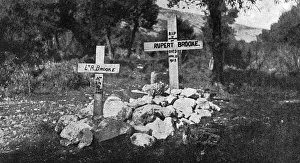 Graves Gallery: Grave of Rupert Brooke in Skyros