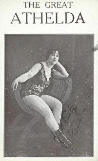 The Great Athelda music hall strongwoman The Great Athelda music hall strongwoman