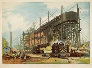 Isambard Kingdom Brunel Design Prints: Great Eastern Building