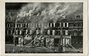 Great Fire at Brixton London - August 19th, 1910 Great Fire at Brixton London - August 19th, 1910