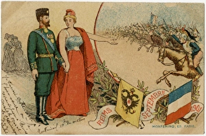 Great French Military manoeuvres witnessed by Tsar Nicholas Great French Military manoeuvres witnessed by Tsar Nicholas