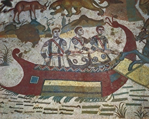 Great Hunting Mosaic. 4th c. ITALY. Piazza Armerina Great Hunting Mosaic. 4th c. ITALY. Piazza Armerina