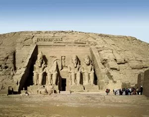 Egyptian Architecture Gallery: Great Temple of Rameses II. EGYPT. ASWAN. Abu