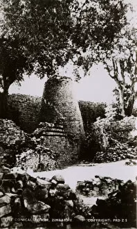 Related Images Gallery: Great Zimbabwe - The Conical Tower