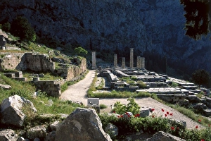 Hellenic Gallery: Greece. Delphi. Temple of Apollo