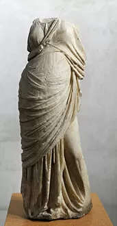 Images Dated 6th January 2014: Greece. Hellenistic period. Statue of a woman. Marble. Ashke
